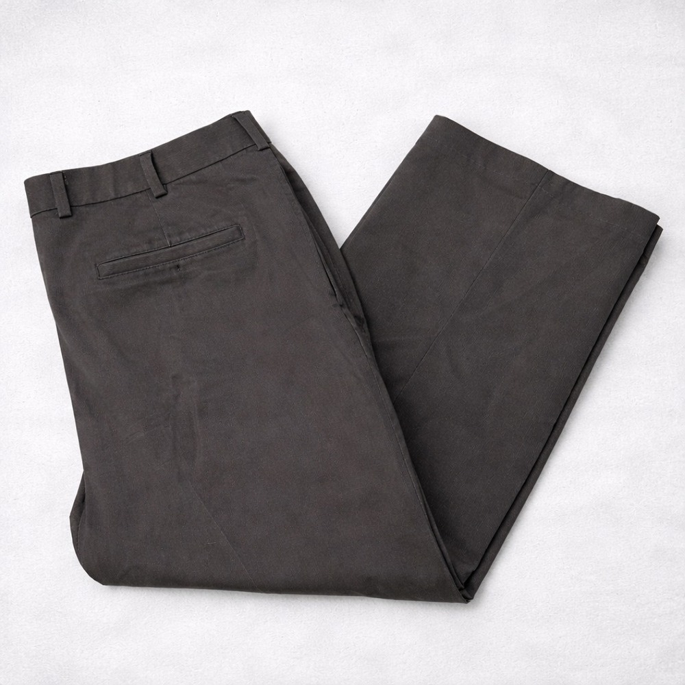 Brooks Brothers Clark Chino Pants Mens 40x32 Gray Advantage Dress Casual